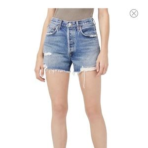 Dee Organic Cotton Denim Cutoff Shorts